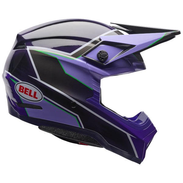 Bell Moto-10 MIPS Surge motocross helmet in Ultraviolet, view 1, SKU 7206811