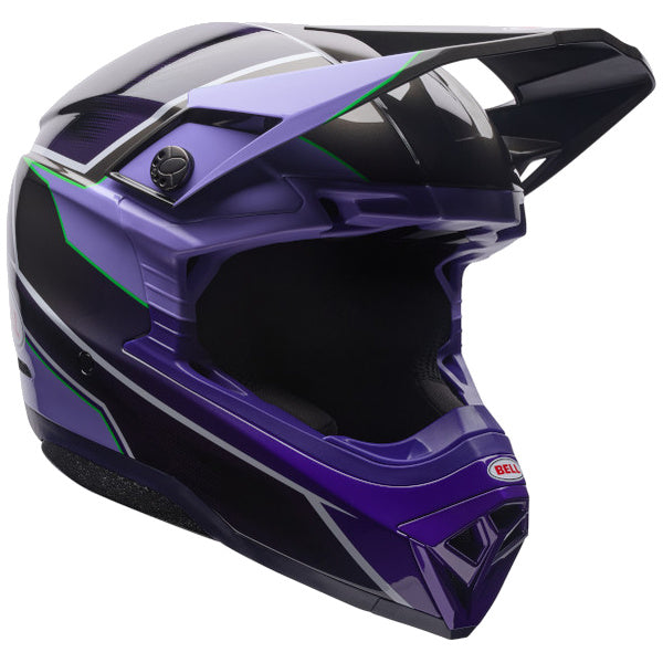 Bell Moto-10 MIPS Surge motocross helmet in Ultraviolet, view 2, SKU 7206811