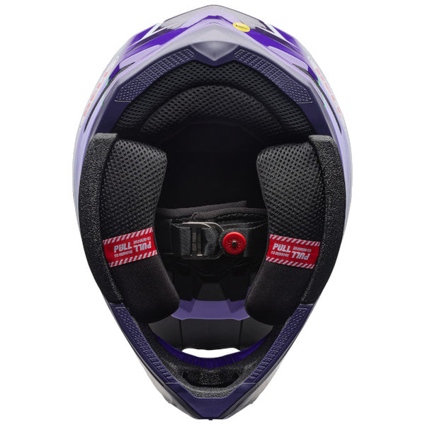 Bell Moto-10 MIPS Surge motocross helmet in Ultraviolet, view 6, SKU 7206811
