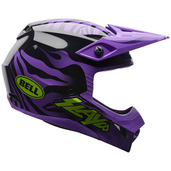 Bell MX-10 MIPS Slayco Helmet Youth in Black/Purple, view 1, SKU 7208546
