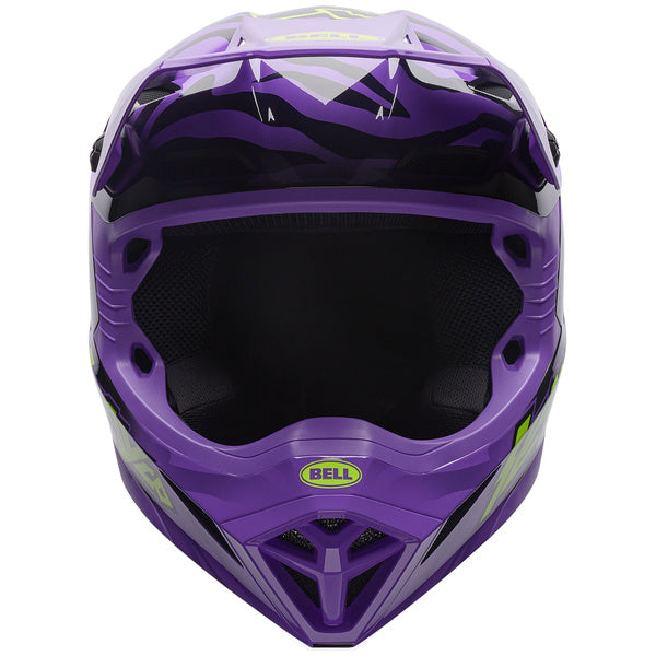 Bell MX-10 MIPS Slayco Helmet Youth in Black/Purple, view 4, SKU 7208546