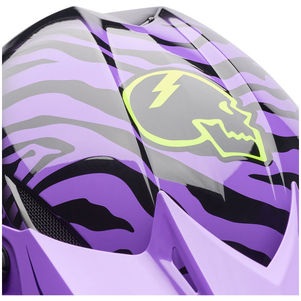 Bell MX-10 MIPS Slayco Helmet Youth in Black/Purple, view 10, SKU 7208546