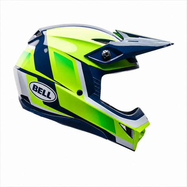 Bell MX-10 MIPS Spiral Helmet Youth in Fluo Yellow, view 6, SKU 7207083