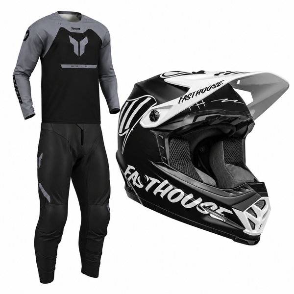 BTO Sports - Holeshot II Bundle (Youth Jersey, Pant, Helmet Combo)