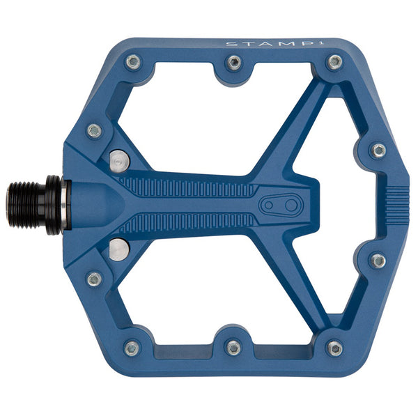 Crankbrothers - Stamp 1 Gen 2 Platform Pedals (MTB) - Navy Blue - 9/16