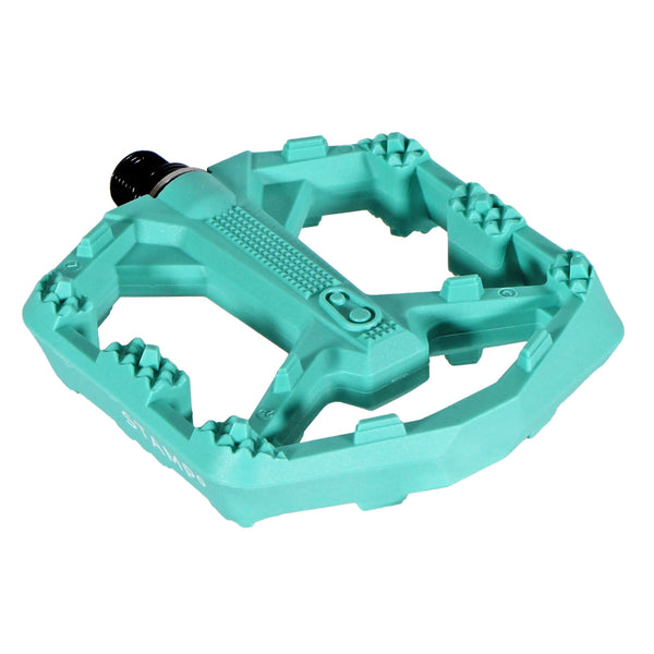 Crankbrothers - Stamp 0 Platform Pedals (MTB) - Turquoise - 9/16