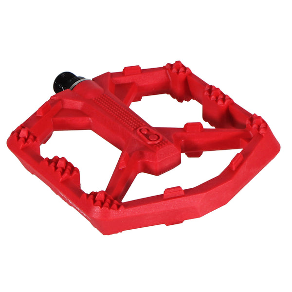 Crankbrothers - Stamp 0 Platform Pedals (MTB) - Red - 9/16" - SKU: 17056 - alternate view