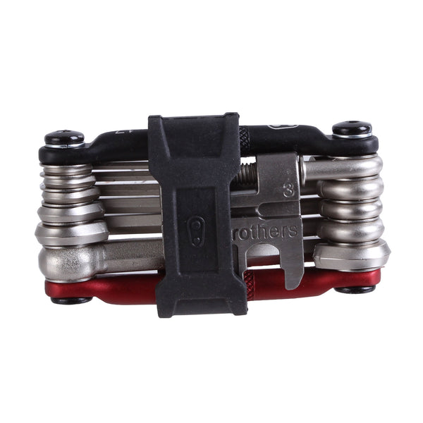 Crankbrothers - Multi-17 Tool (MTB) - Multi-17 Mini Tool, Black/Red - SKU: 16193