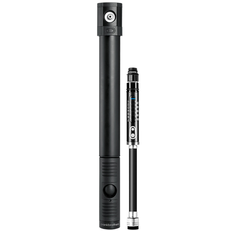Crankbrothers - HV Klic Gauge Pump (MTB) - Midnight Black - 260mm - SKU: 16264
