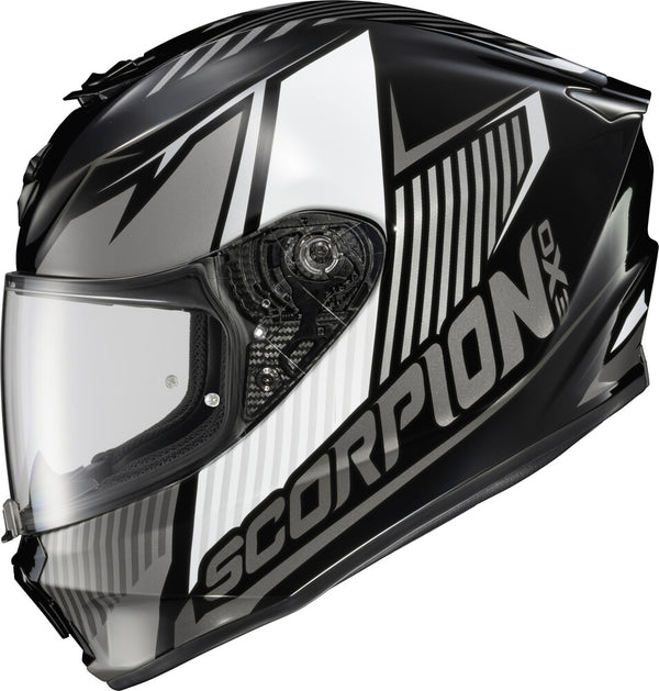 Scorpion EXO - EXO R330 Hawker Helmet, motorcycle helmet, detail view, color options: 2XL, LG, MD, SM, XL, sizes: Hi-Viz, Light Blue, Phantom, Red