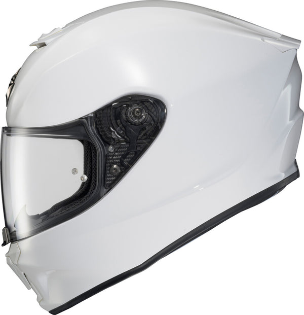 Scorpion EXO - EXO R330 Solid Helmet, motorcycle helmet, detail view, color options: 2XL, 3X, LG, MD, SM, XL, XS, sizes: Black, Matte Black, White