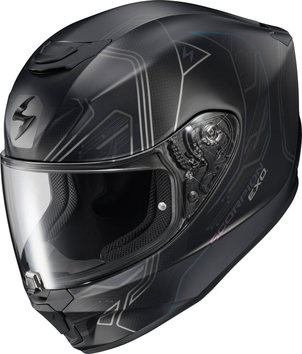 Scorpion EXO - EXO R330 Bendr Helmet, motorcycle helmet, front three-quarter view, color options: 2XL, LG, MD, SM, XL, sizes: Black, Pink/White, Red