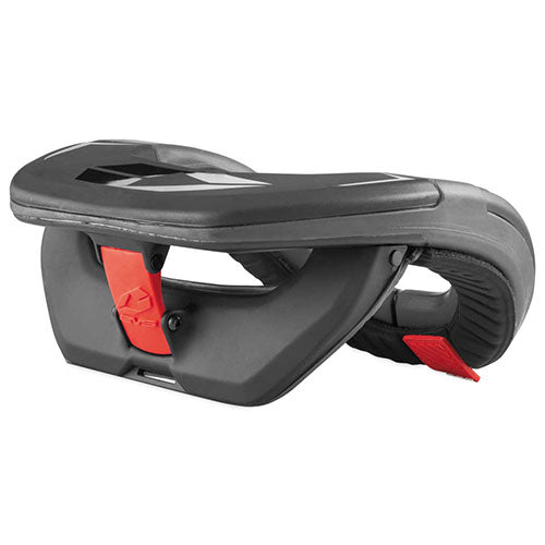 Studio product photo of EVS R4 Neck Brace — color: Black, SKU 663-2359 on a white background, suitable for motocross and powersports use.