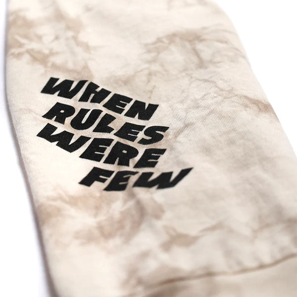 Crisp studio image on a white background of Fasthouse Snakebite Tie Dye Long Sleeve Tee; showing long-sleeve cut, printed graphics, and crew neckline