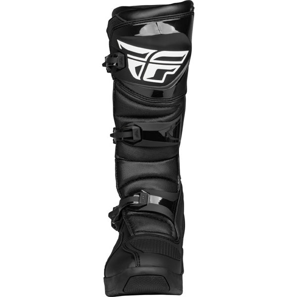 Fly Racing Maverik LT Boots product image in Blk sizes 7, 8, 9, 10, 11, 12, 13, 14 SKU 364-6600. Boots | Available at BTO Sports