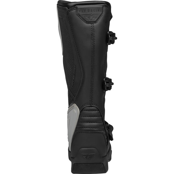 Fly Racing Maverik LT Boots product image in Blk sizes 7, 8, 9, 10, 11, 12, 13, 14 SKU 364-6600. Boots | Available at BTO Sports