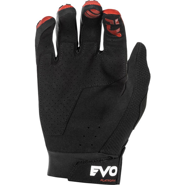 Fly Racing Evolution DST Gloves front angle view Colors: Black/Grey Sizes: XS to 3X SKU:379-110 | Available at BTO Sports.
