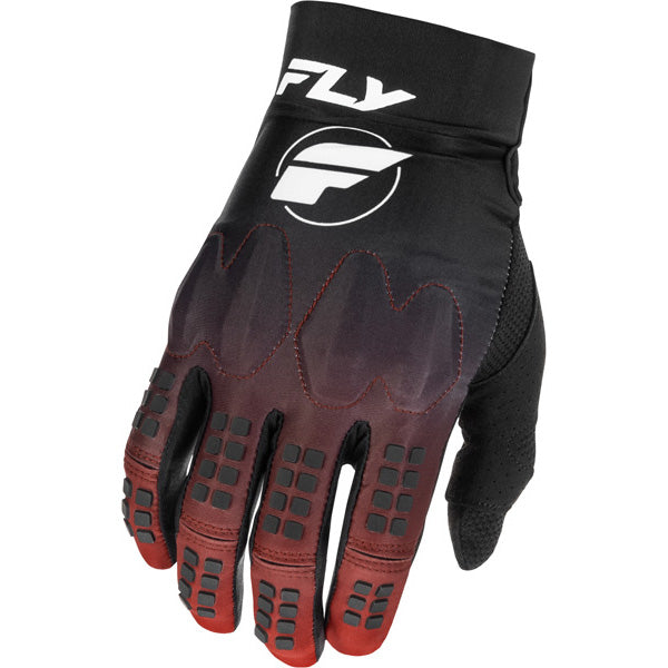Fly Racing Evolution DST Gloves front angle view Colors: Black/Grey Sizes: XS to 3X SKU:379-11 | Available at BTO Sports.