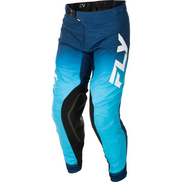 Fly Racing Evolution DST Pants front angle view Colors: Wht/Grey SKU:379-130 | Available at BTO Sports.
