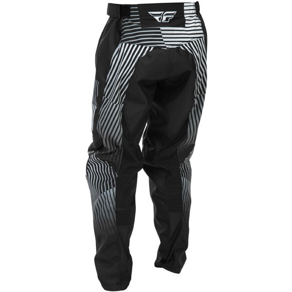 Fly Racing F-16 Pants (Youth) front angle view Colors: Black/Wht SKU:379-230 | Available at BTO Sports.