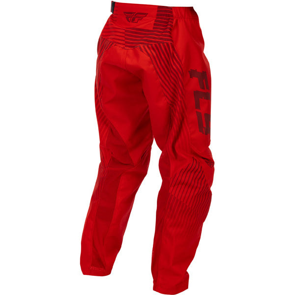 Fly Racing F-16 Pants (Youth) front angle view Colors: Red SKU:379-232 | Available at BTO Sports.