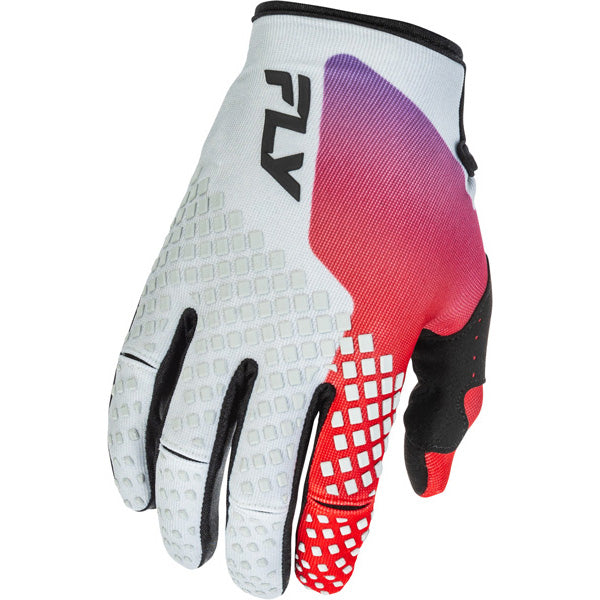 Fly Racing F-16 Gloves front angle view Colors: Black/Wht Sizes: XS to 3X SKU:379-91 | Available at BTO Sports.
