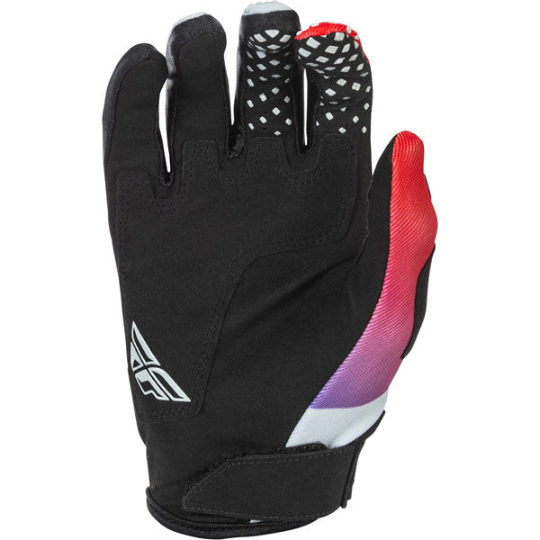 Fly Racing F-16 Gloves front angle view Colors: Black/Wht Sizes: XS to 3X SKU:379-91 | Available at BTO Sports.