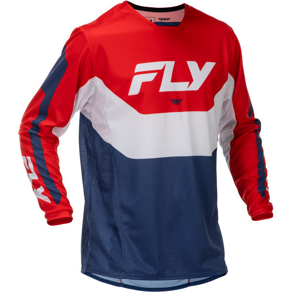 Studio view of fly-racing-2026-kinetic-jersey, in Black and Grey, on a white studio background, (SKU 379-4202X) | SKU: 379-4202X | Available at BTO Sports