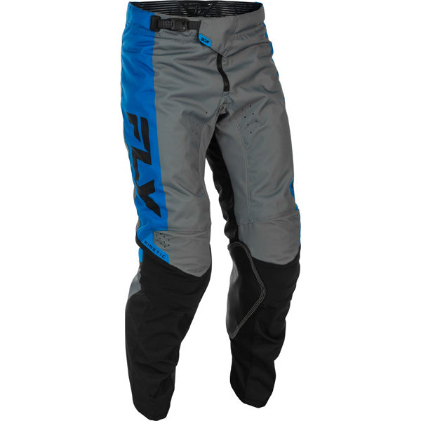 Fly Racing Kinetic Pants side view Colors: Black/Grey SKU:379-430 | Available at BTO Sports.