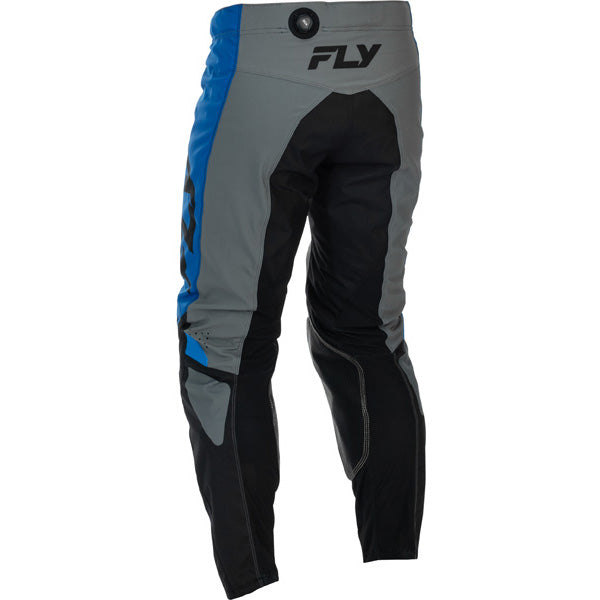 Fly Racing Kinetic Pants front angle view Colors: Black/Grey SKU:379-430 | Available at BTO Sports.