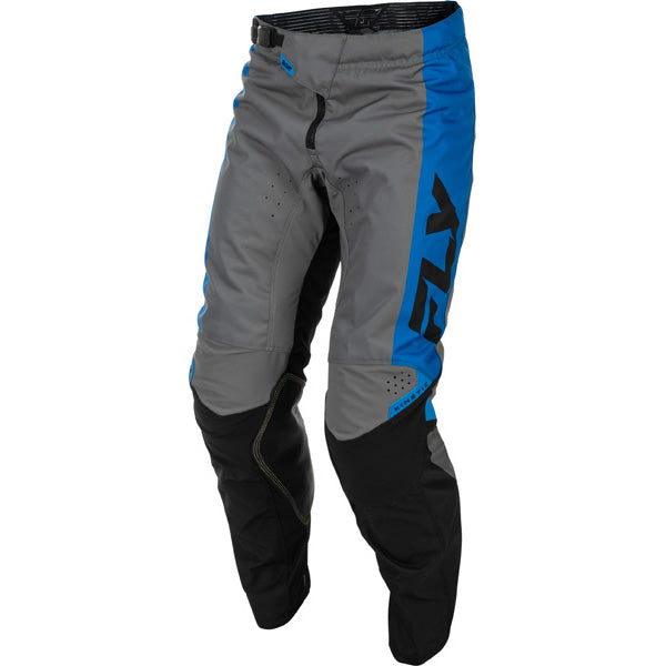Fly Racing Kinetic Pants side view Colors: Black/Grey SKU:379-430 | Available at BTO Sports.
