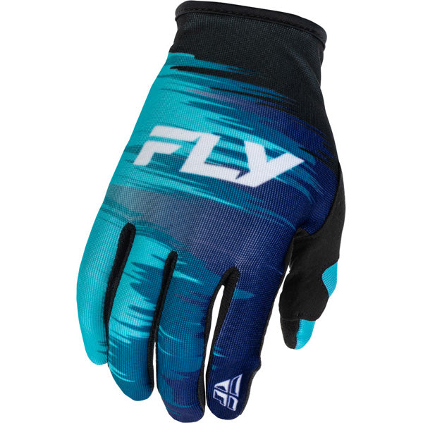 Fly Racing Lite Gloves (Womens) side view Colors: Black/Grey/Wht Sizes: XS to 2X SKU:379-61 | Available at BTO Sports.