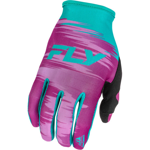 Fly Racing Lite Gloves (Womens) side view Colors: Black/Grey/Wht Sizes: XS to 2X SKU:379-61 | Available at BTO Sports.