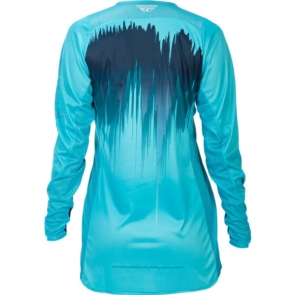 Studio view of fly-racing-2026-lite-jersey-womens, in Black and Grey and White, on a white studio background, (SKU 379-620X) | SKU: 379-620X | Available at BTO Sports