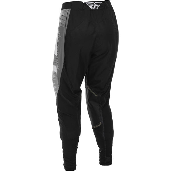 Fly Racing Lite Pants (Womens) front angle view Colors: Black/Grey/Wht SKU:379-630 | Available at BTO Sports.