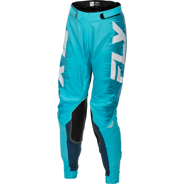 Fly Racing Lite Pants (Womens) side view Colors: Black/Grey/Wht SKU:379-630 | Available at BTO Sports.
