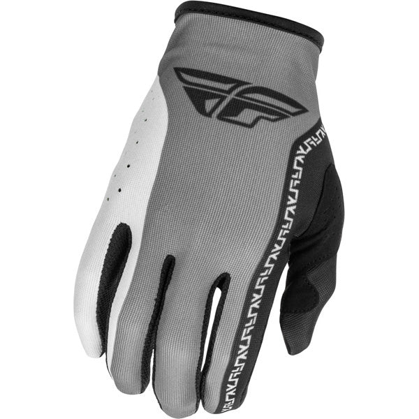 Fly Racing Lite Gloves (Youth) side view Colors: Black/Red Sizes: Y-LG to Y-SM SKU:379-711 | Available at BTO Sports.