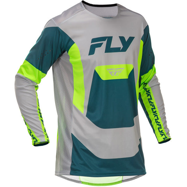 Studio view of fly-racing-2026-lite-jersey-youth, in Black and Red, on a white studio background, (SKU 379-721YXL) | SKU: 379-721YXL | Available at BTO Sports