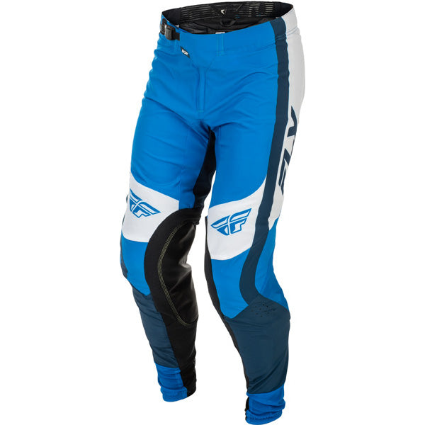 Fly Racing Lite Pants (Youth) side view Colors: Grey/Lime/Teal SKU:379-733 | Available at BTO Sports.