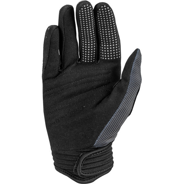 Fly Racing F-16 Gloves (Womens) front angle view Colors: Grey/Black/Wht Sizes: XS to 3X SKU:379-810 | Available at BTO Sports.