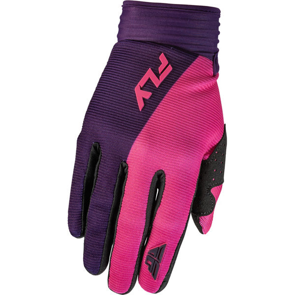 Fly Racing Pro Lite Gloves (Youth) front angle view Colors: Black/Wht Sizes: Y-LG SKU:379-040 | Available at BTO Sports.