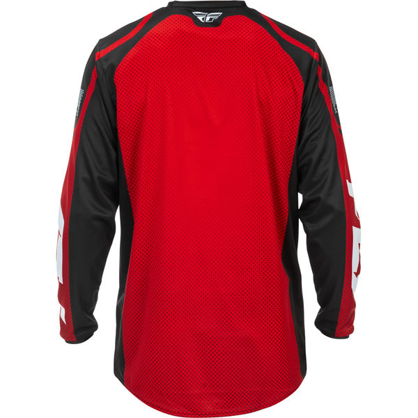 Studio view of fly-racing-2026-f-16-jersey, in Black and White, on a white studio background, (SKU 379-920X) | SKU: 379-920X | Available at BTO Sports