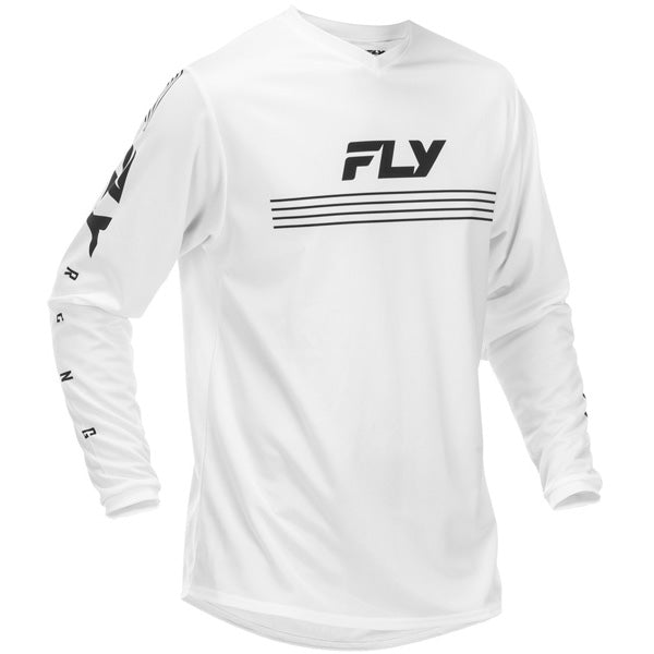 Studio view of fly-racing-2026-universal-jersey, in Black and White, on a white studio background, (SKU 379-990L) | SKU: 379-990L | Available at BTO Sports