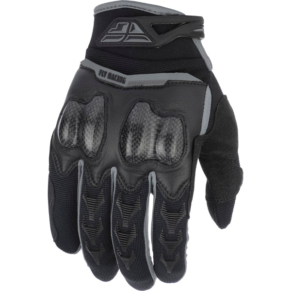 Product image of Fly Racing patrol xc glove blk12 motocross gloves showing fit, construction, and colorway | Available at BTO Sports