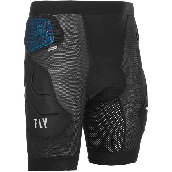 Fly Racing CE Revel Impact Shorts product image in SM sizes Black SKU 360-9756S. Base Layer Shorts | Available at BTO Sports