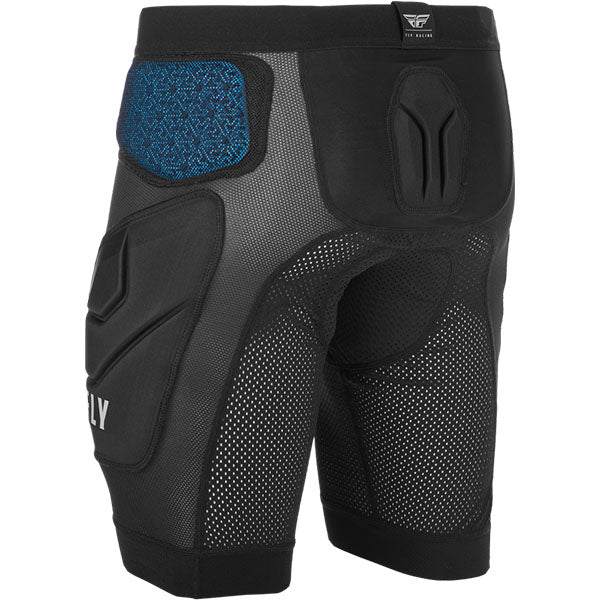 Fly Racing CE Revel Impact Shorts product image in SM sizes Black SKU 360-9756S. Base Layer Shorts | Available at BTO Sports