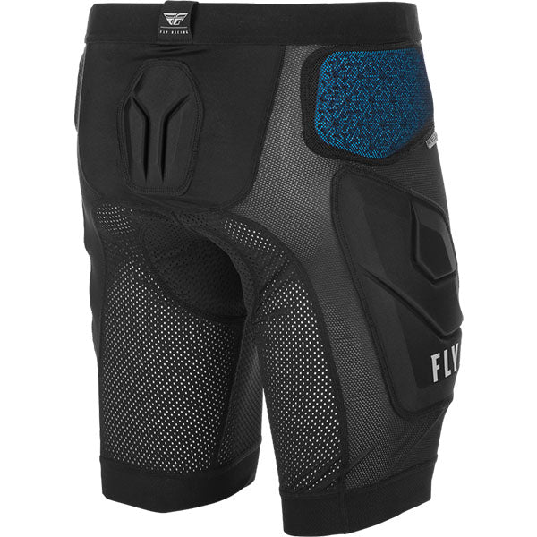 Fly Racing CE Revel Impact Shorts product image in SM sizes Black SKU 360-9756S. Base Layer Shorts | Available at BTO Sports