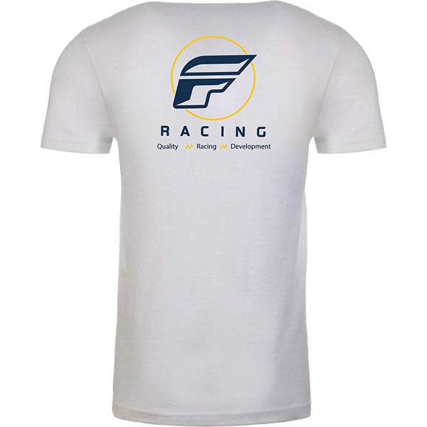 Professional studio photo of Fly Racing Victory Tee; showing tee fit, printed graphics, and crew neckline; SKU 354-0326S; Sizes: S-2XL