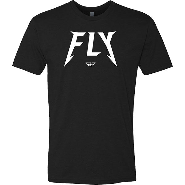 Professional studio photo of Fly Racing Fly Master Tee (Youth); showing tee fit, printed graphics, and crew neckline; SKU 354-0320YS