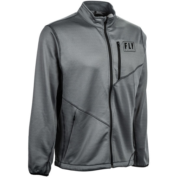 Fly Racing Mid Layer Jacket product image in Blk sizes SM, MD, LG, XL, 2XL SKU 354-6320S. Jacket | Available at BTO Sports